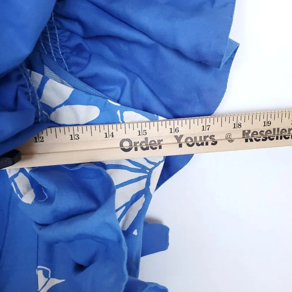 ZARA Daisy Floral Statement Ruffle Sleeve Midi Dress Size XS Sweetheart Neck - Picture 14 of 16